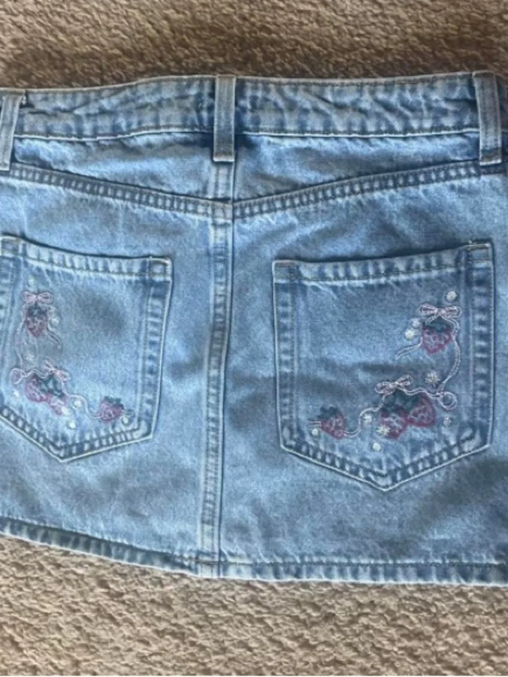 wild fable Light Blue Denim Mini Skirt